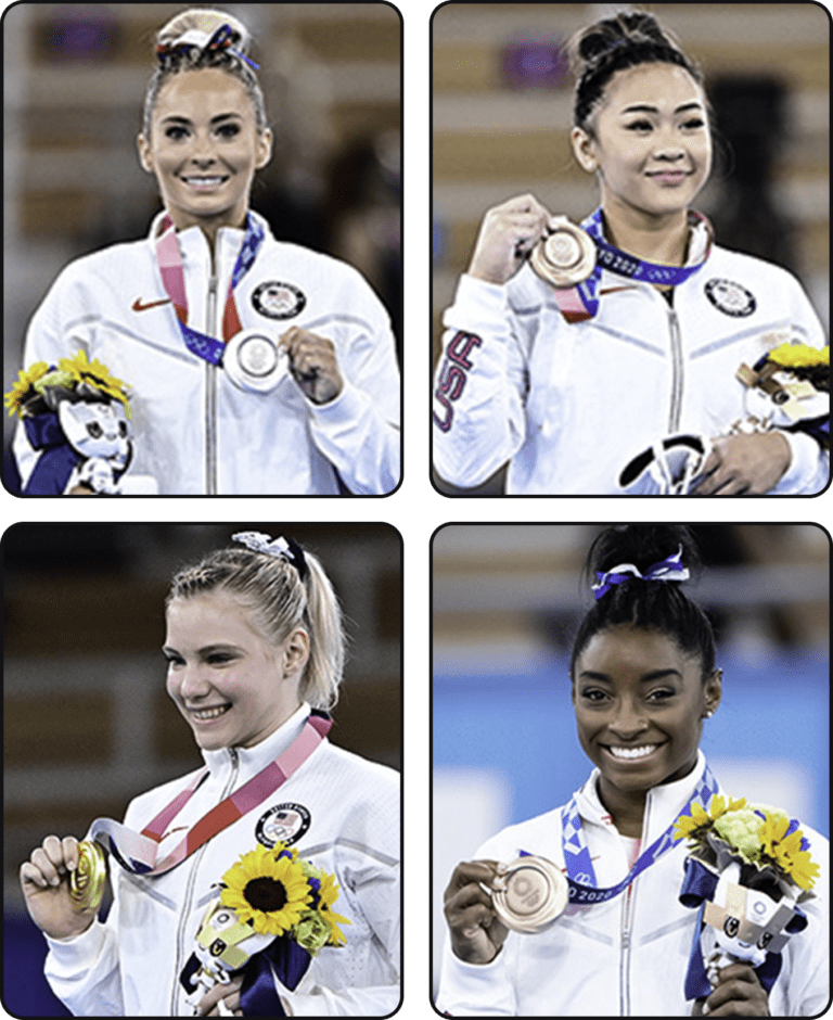 MyKayla, Suni, Jade & Simone Medal at Olympic Games USA Gymnastics NJ