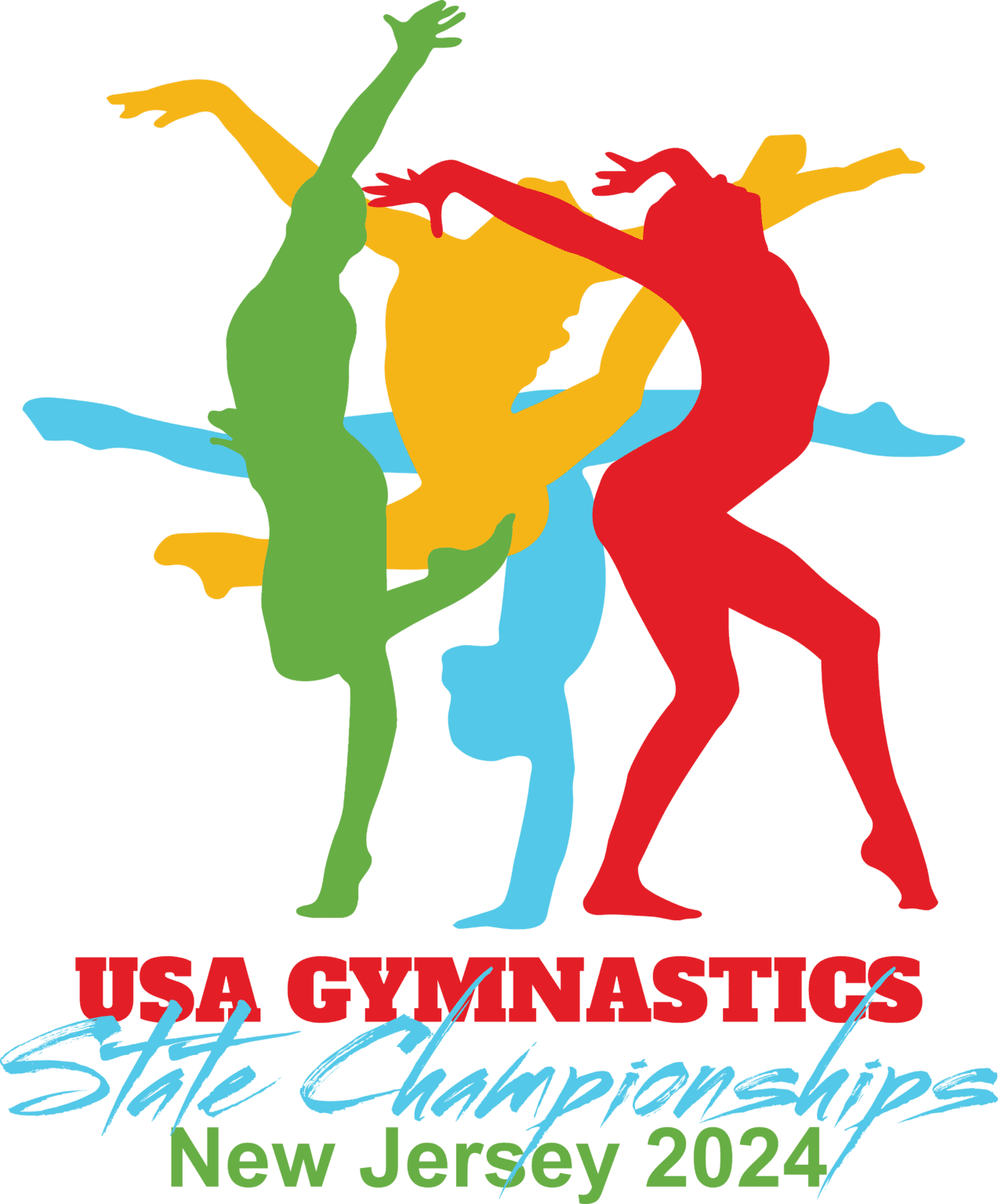 2024 State Championship Logo USA Gymnastics NJ